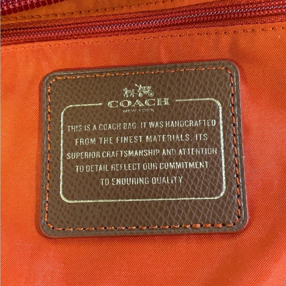 COACH Sawyer Red Crossbody - Picture 10 of 11